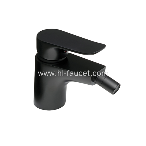 Modern Matte Black Tall Bathroom Basin Mixer